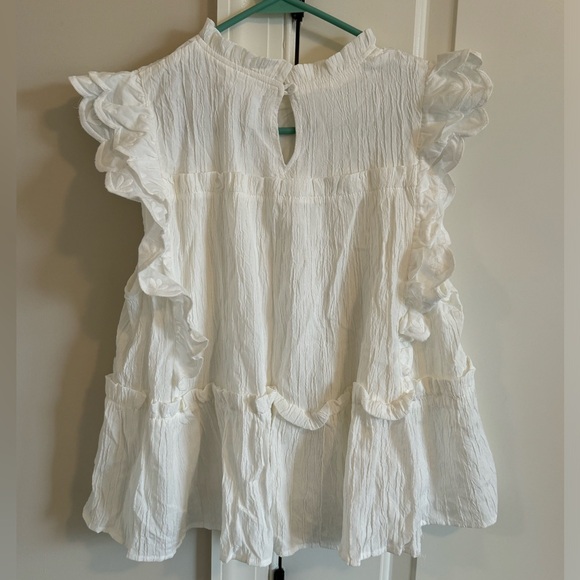 NWT Vestique White Lotus Top - Size L - Picture 5 of 9